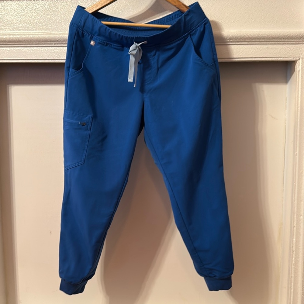 Figs Royal Blue Petite Lg scrub joggers